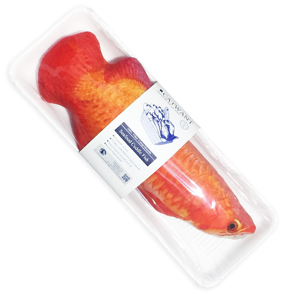 CatWant Jumbo Red Dragon Fish Cuddle Cat Toy