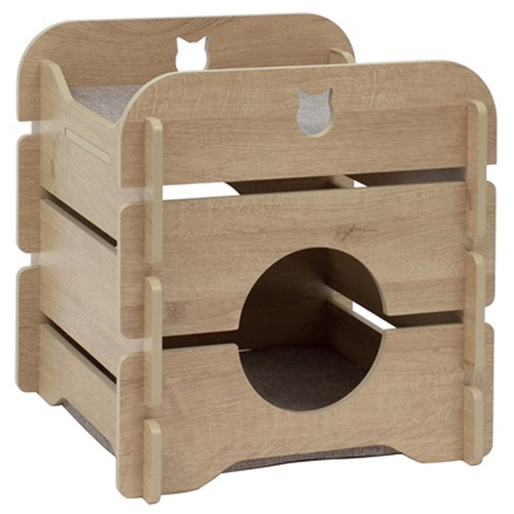 Vesper Cottage 2-Level Hideout Cat Box