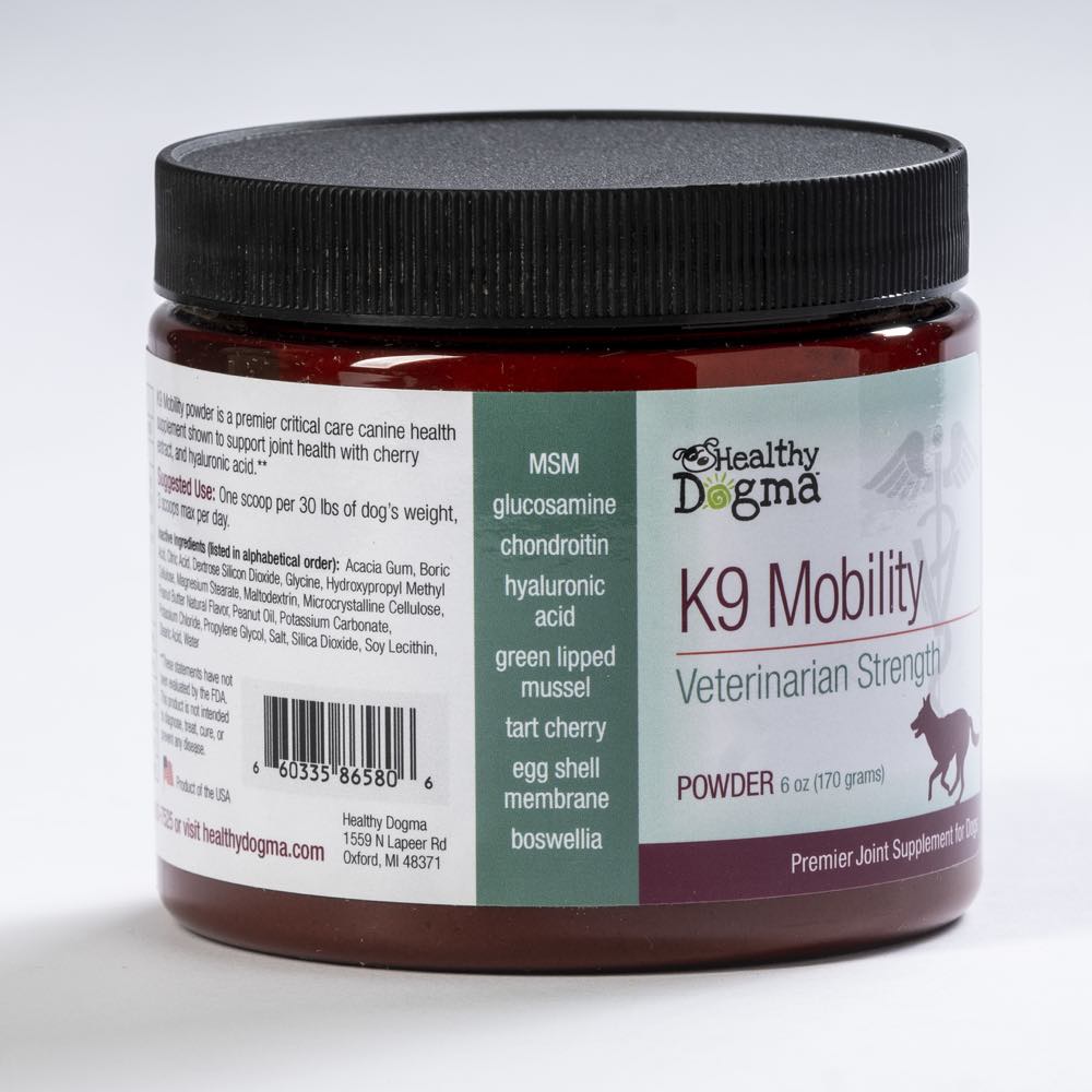 Healthy Dogma K9 Mobility Joint Care Dog Supplement 6oz