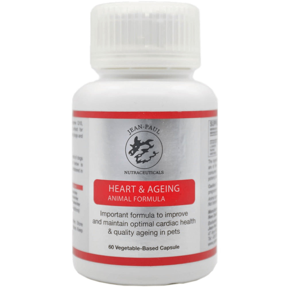 Jean-Paul Nutraceuticals Heart & Aging Animal Formula Supplement for Cats & Dogs 60ct