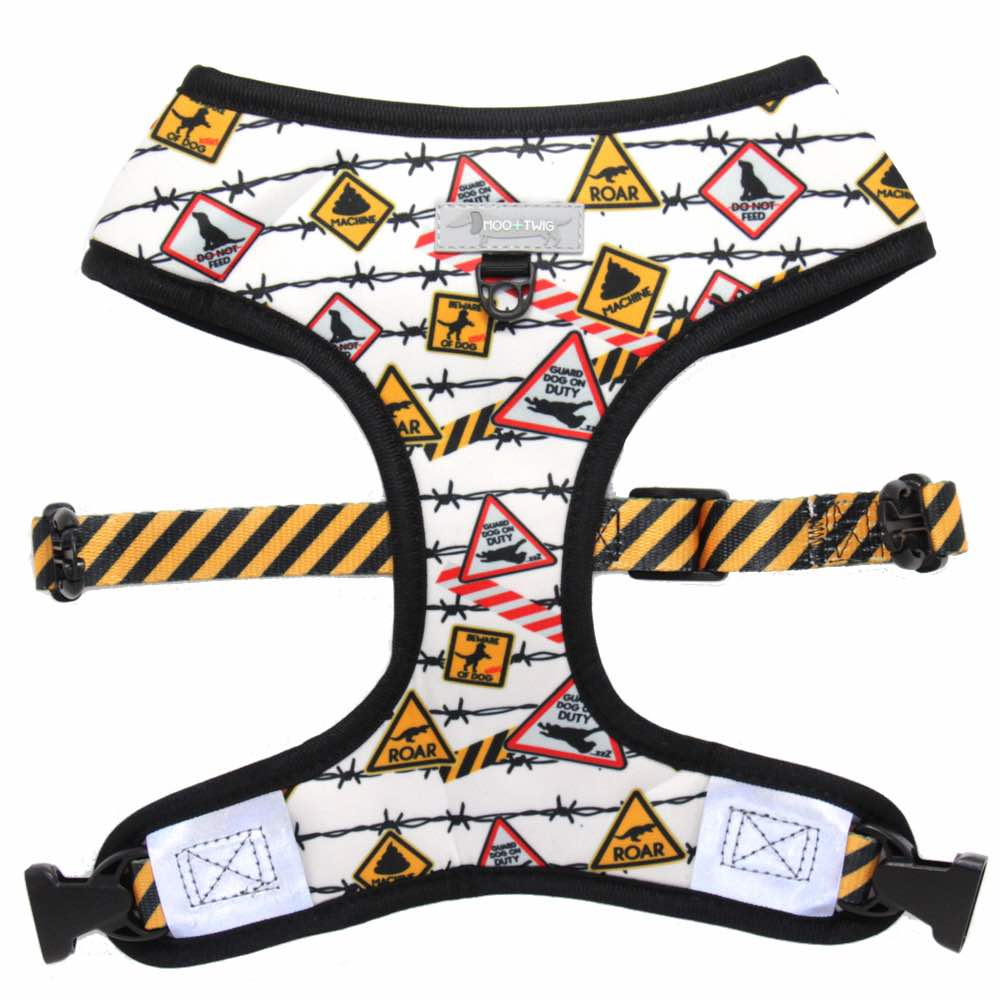 Moo+Twig Barbed Bells Reversible Dog Harness