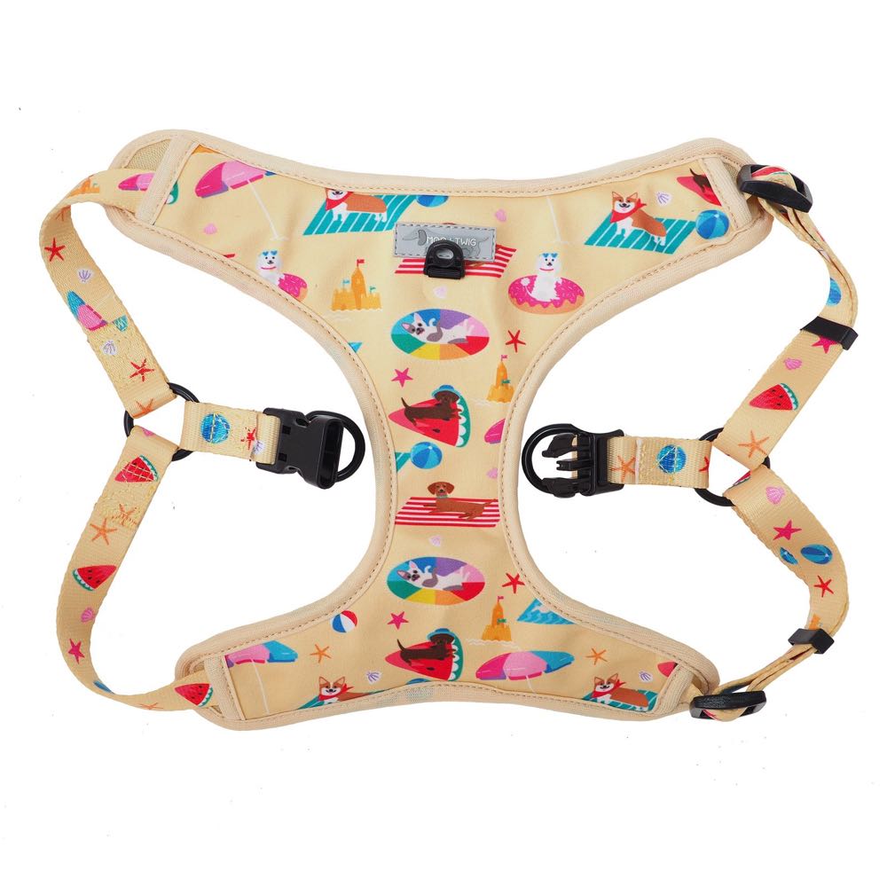 Moo+Twig Beach Bums Step-In Dog Harness
