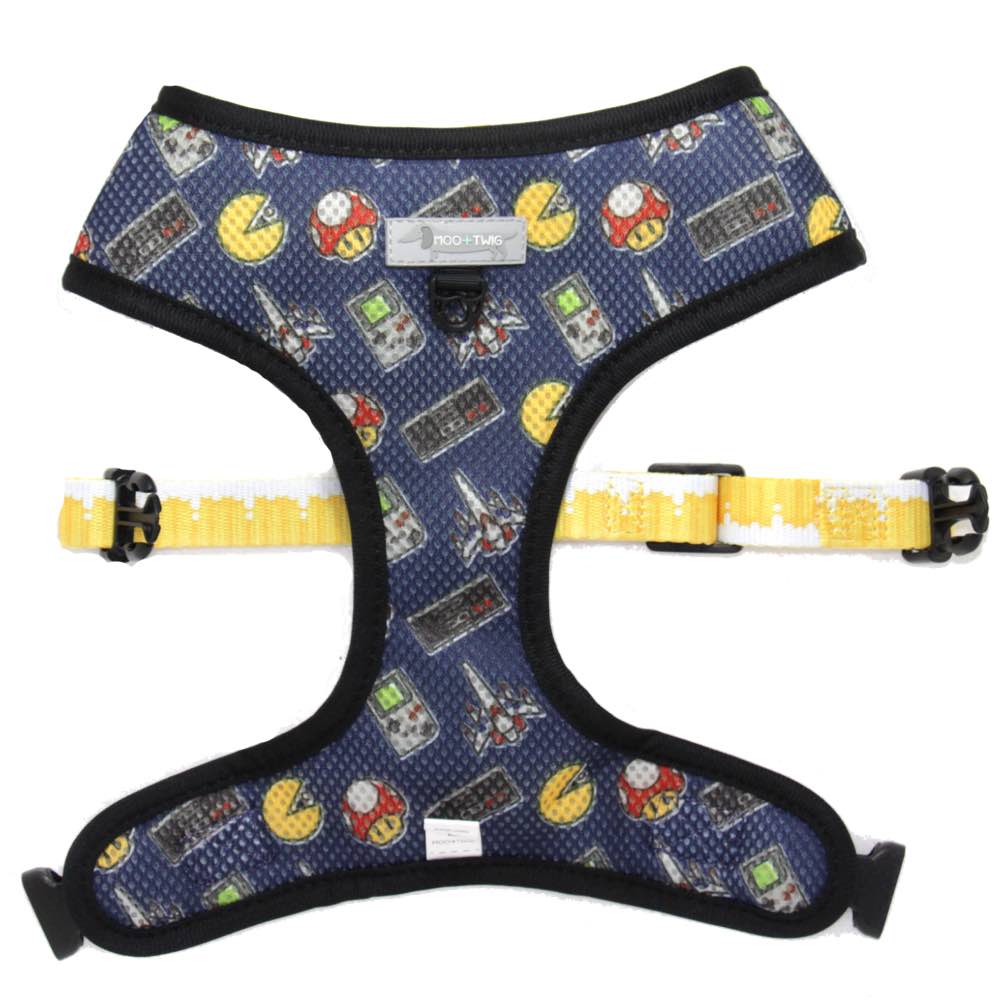Moo+Twig Boy's Night Reversible Dog Harness