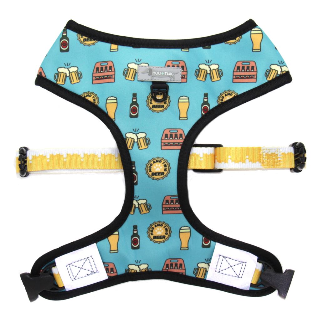 Moo+Twig Boy's Night Reversible Dog Harness