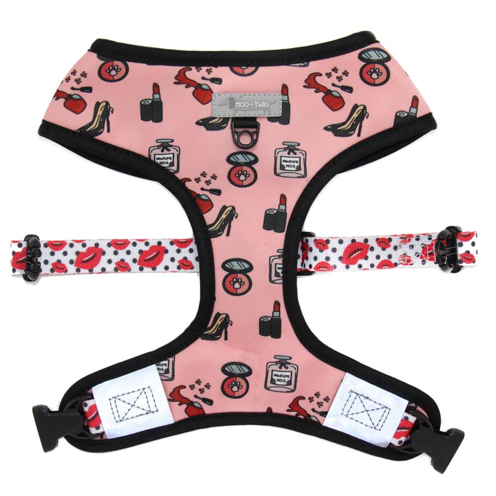Moo+Twig Destructive Diva Reversible Dog Harness