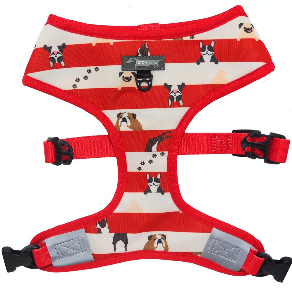 Moo+Twig Peek A Crew Reversible Dog Harness