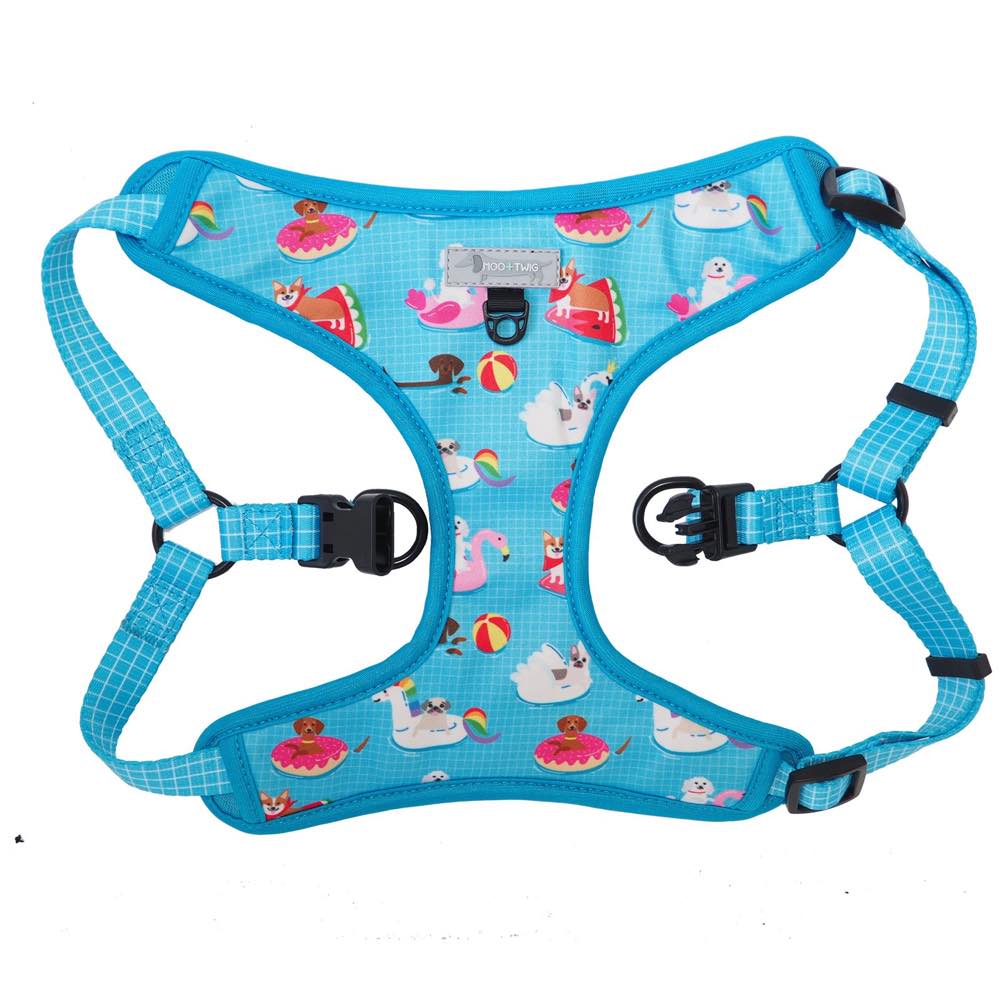 Moo+Twig Pool Pawty Step-In Dog Harness