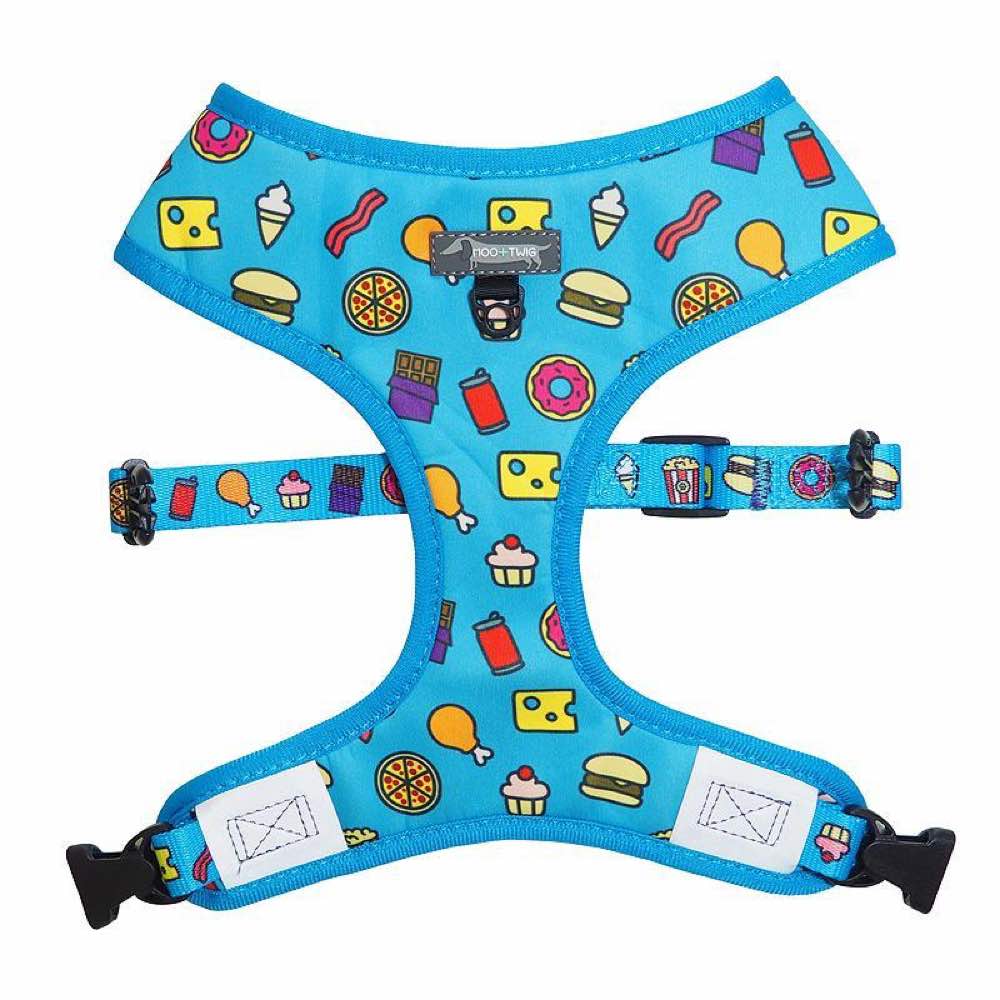 Moo+Twig Snack Attack Reversible Dog Harness