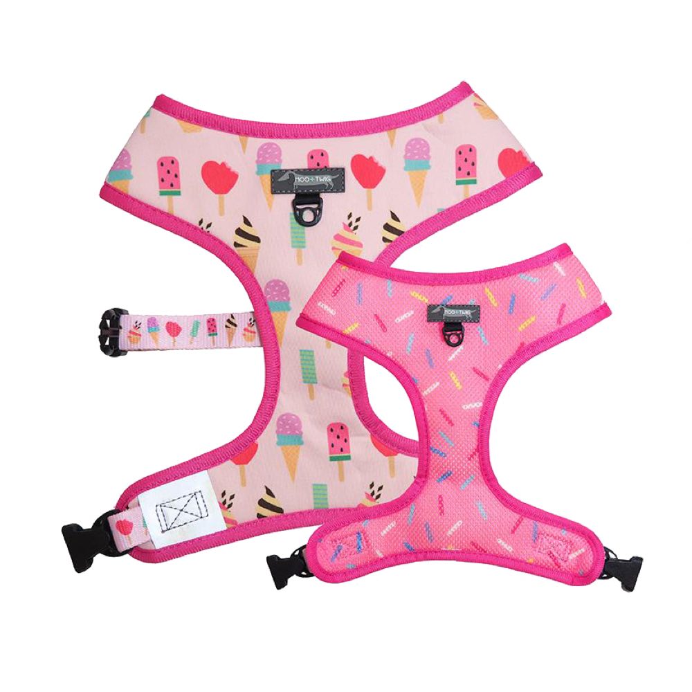 Moo+Twig Sweet Treat Reversible Dog Harness