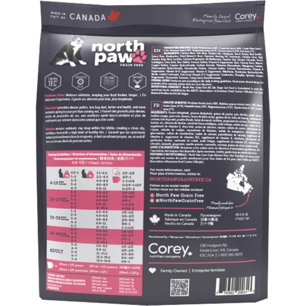 North Paw All Life Stages Grain-Free Dry Cat Food