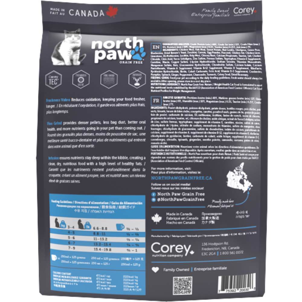 North Paw Mature/Weight Health Grain-Free Dry Cat Food