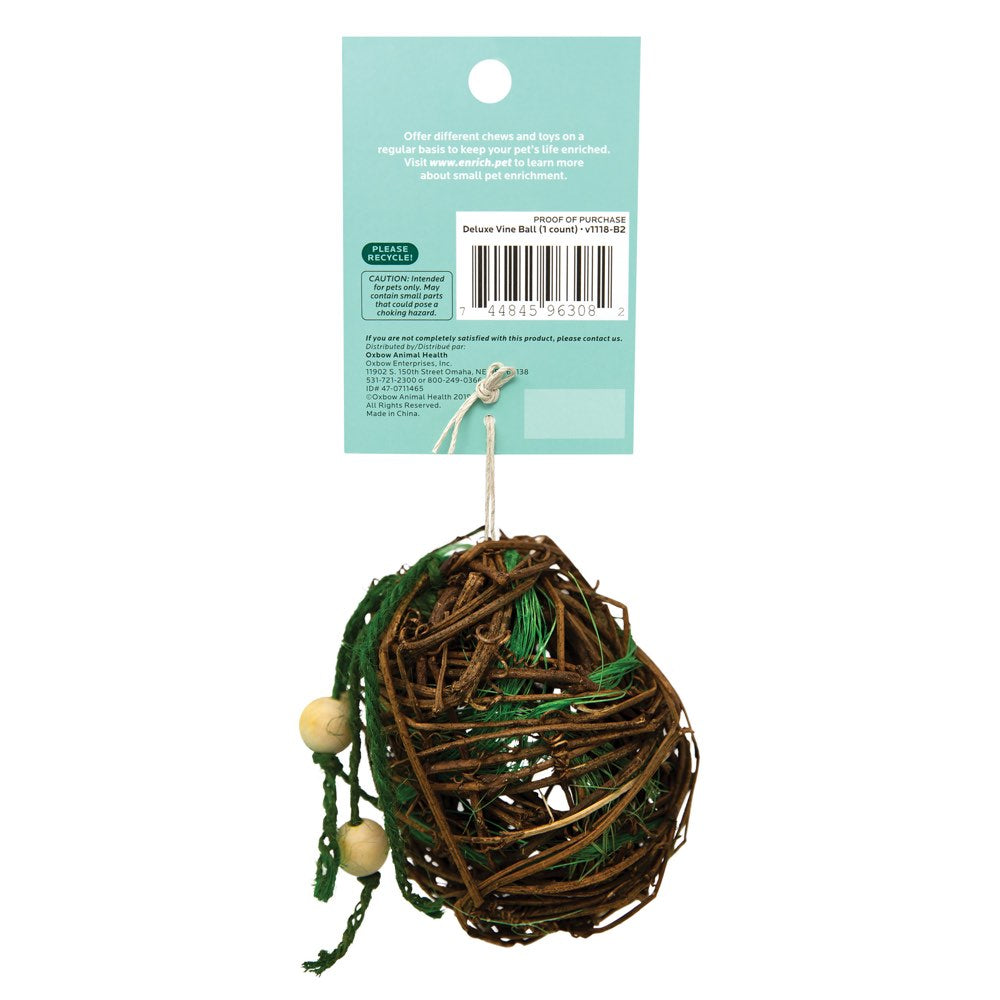 Oxbow Enriched Life Deluxe Vine Ball For Small Animals