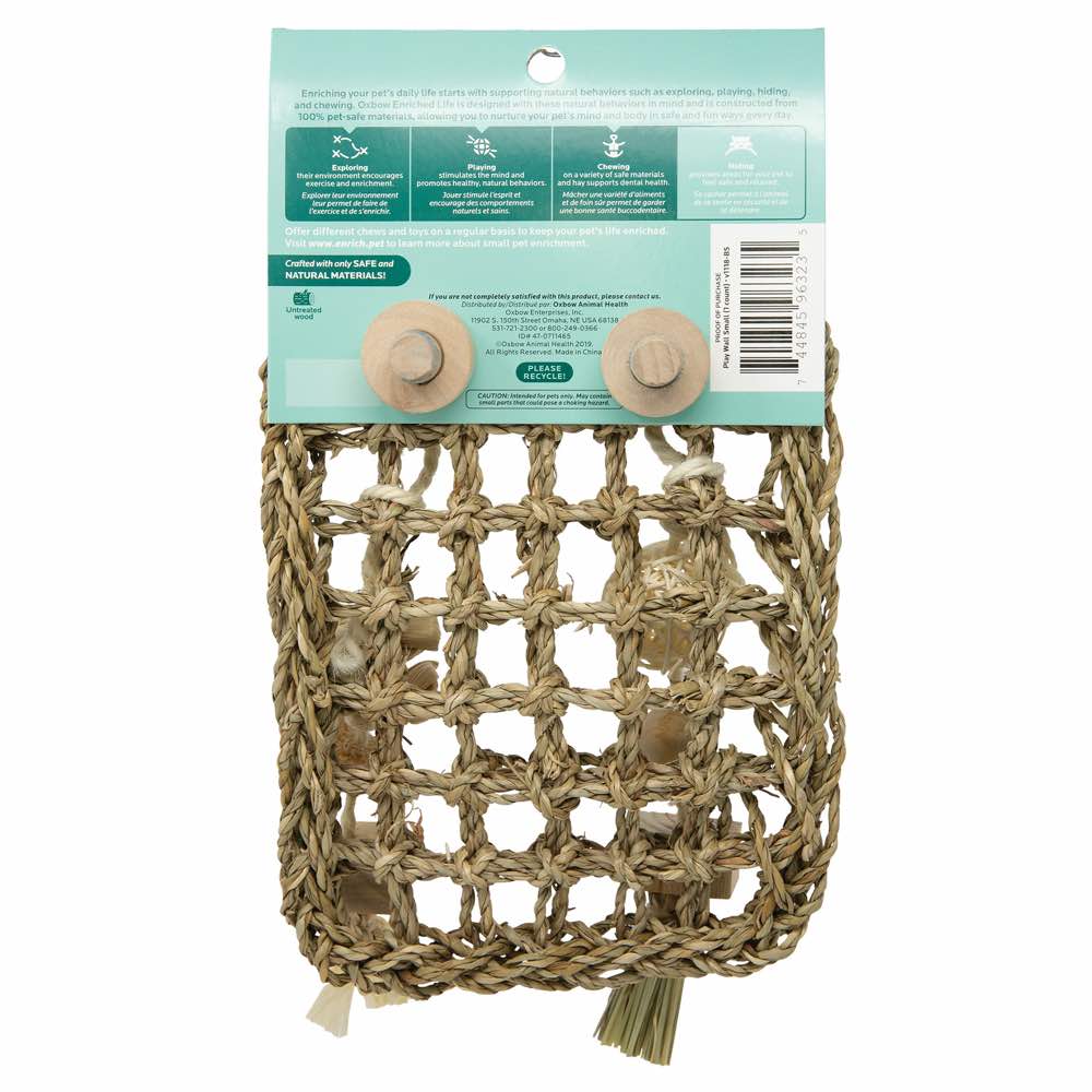10% OFF: Oxbow Enriched Life Play Wall For Small Animals (Small)