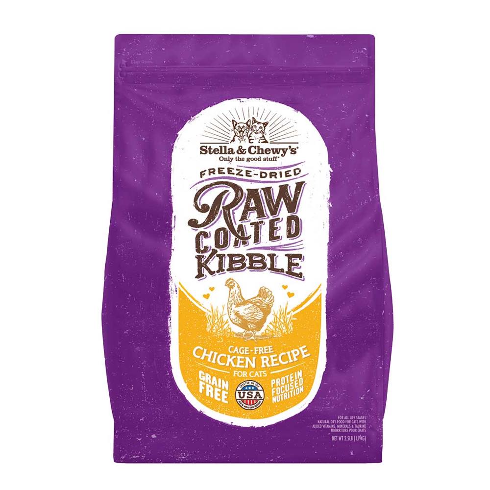 Stella & Chewy??s Freeze-Dried Raw Coated Kibble Chicken Grain-Free Dry Cat Food