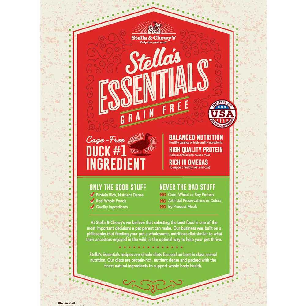 Stella & Chewy??s Stella??s Essentials Duck & Lentils Grain-Free Dry Dog Food