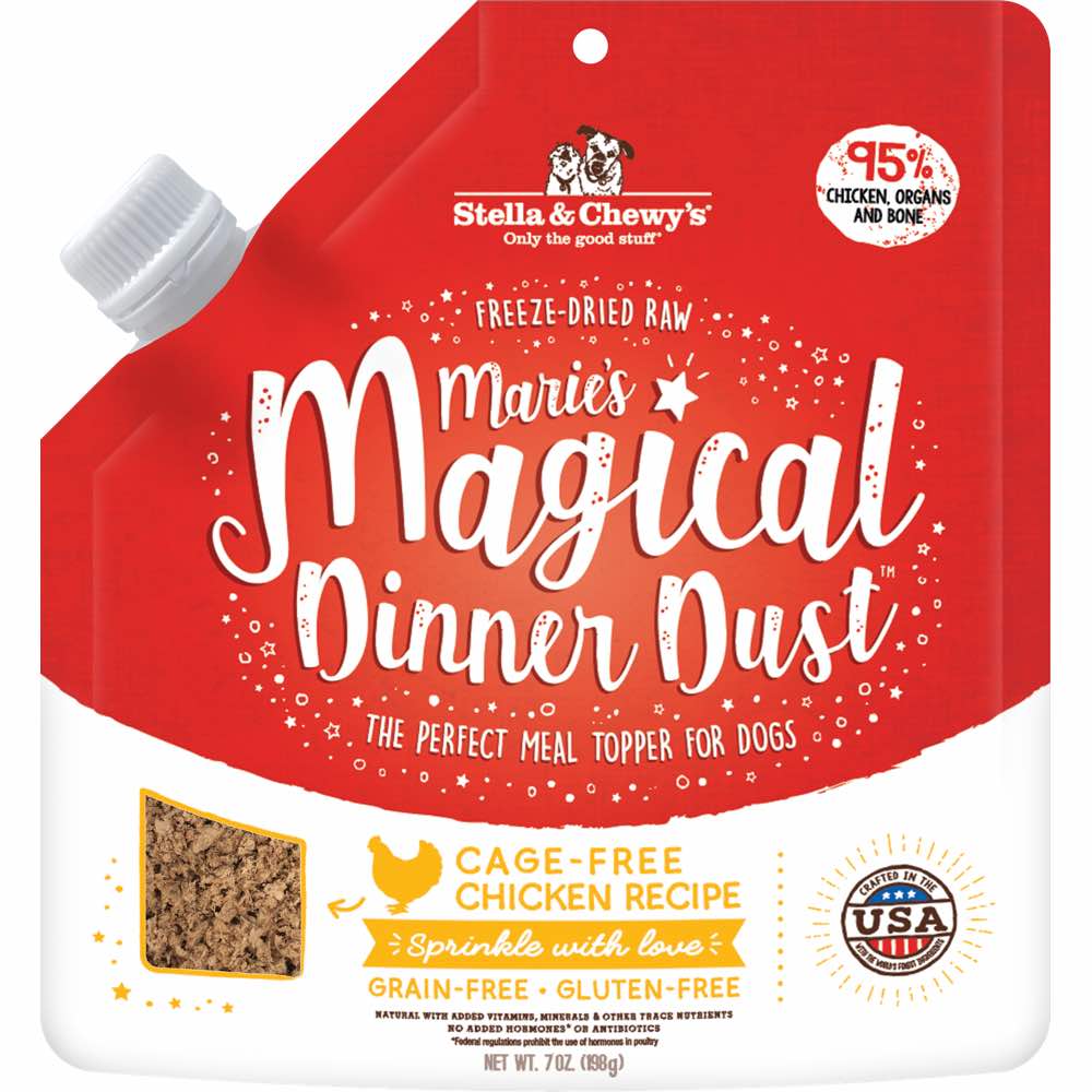 Stella & Chewy??s Marie??s Magical Dinner Dust Chicken Freeze-Dried Dog Food Topper 7oz