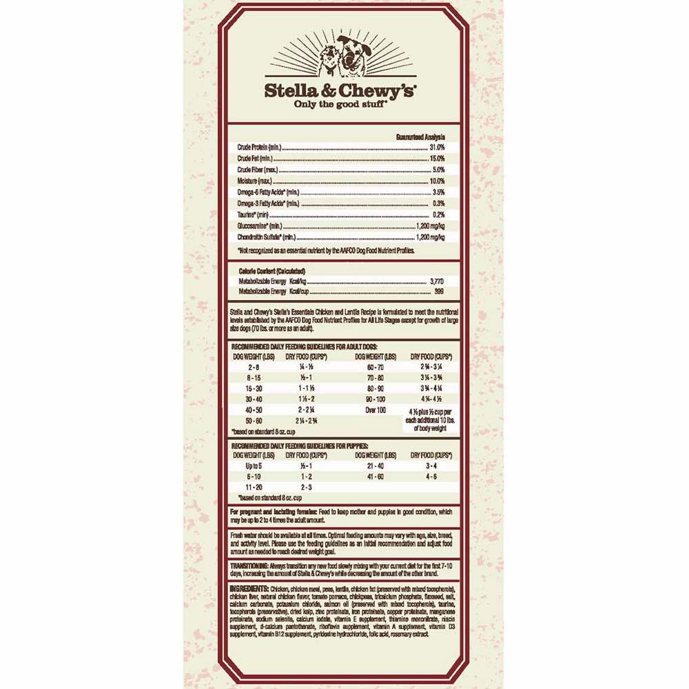 Stella & Chewy??s Stella??s Essentials Chicken Grain-Free Dry Dog Food