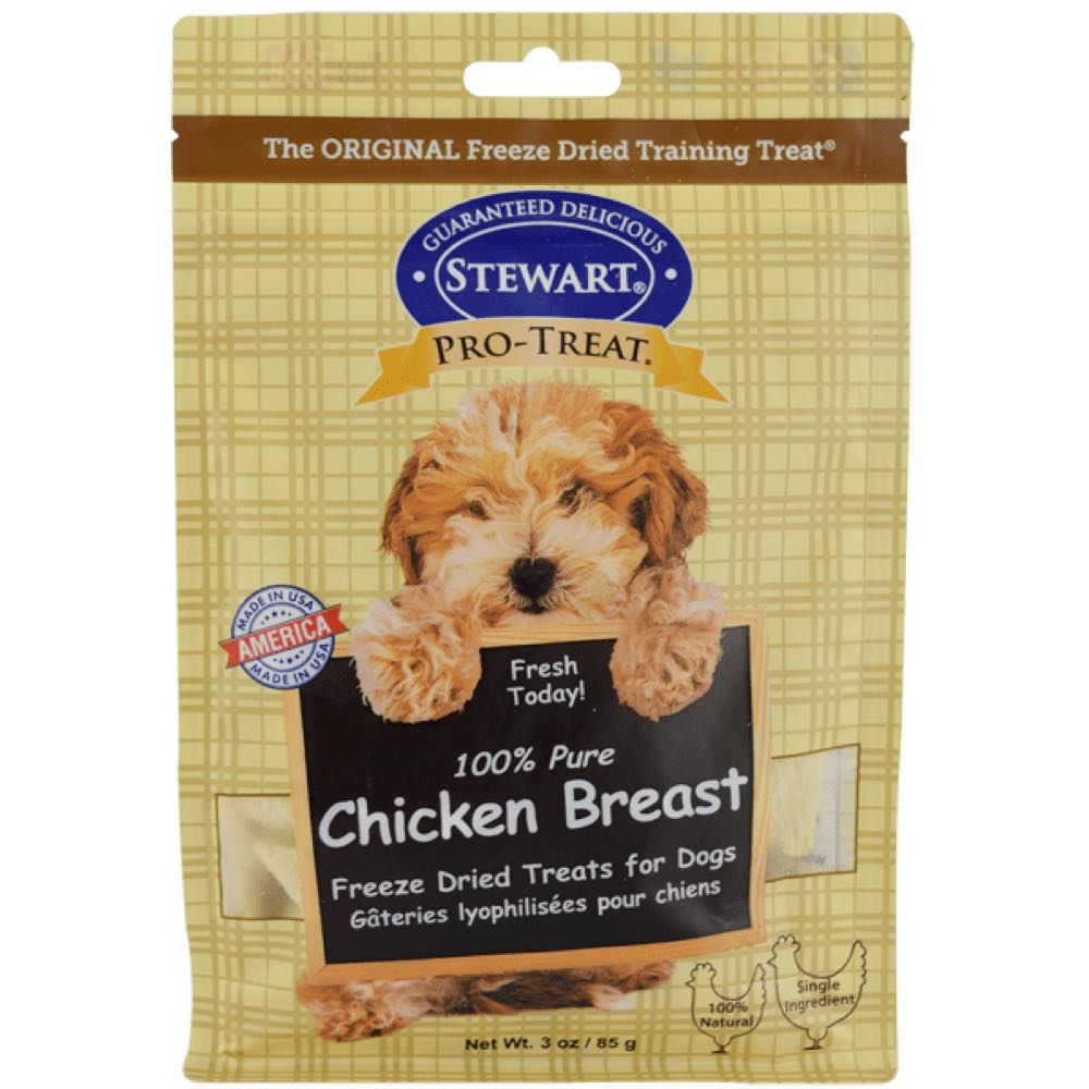 Stewart Pro-Treat Chicken Breast Freeze Dried Dog Treats 3oz (Pouch)