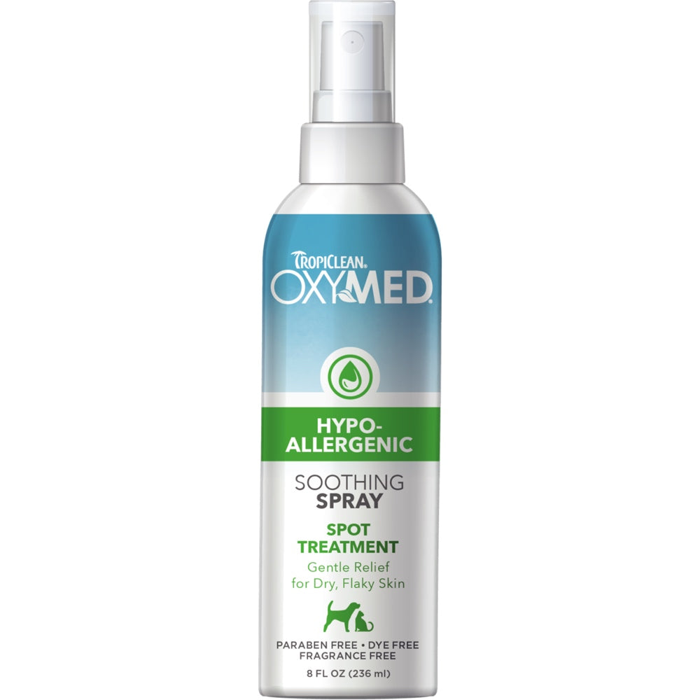 15% OFF: Tropiclean OxyMed Hypoallergenic Spot Treatment Spray for Cats & Dogs 8oz