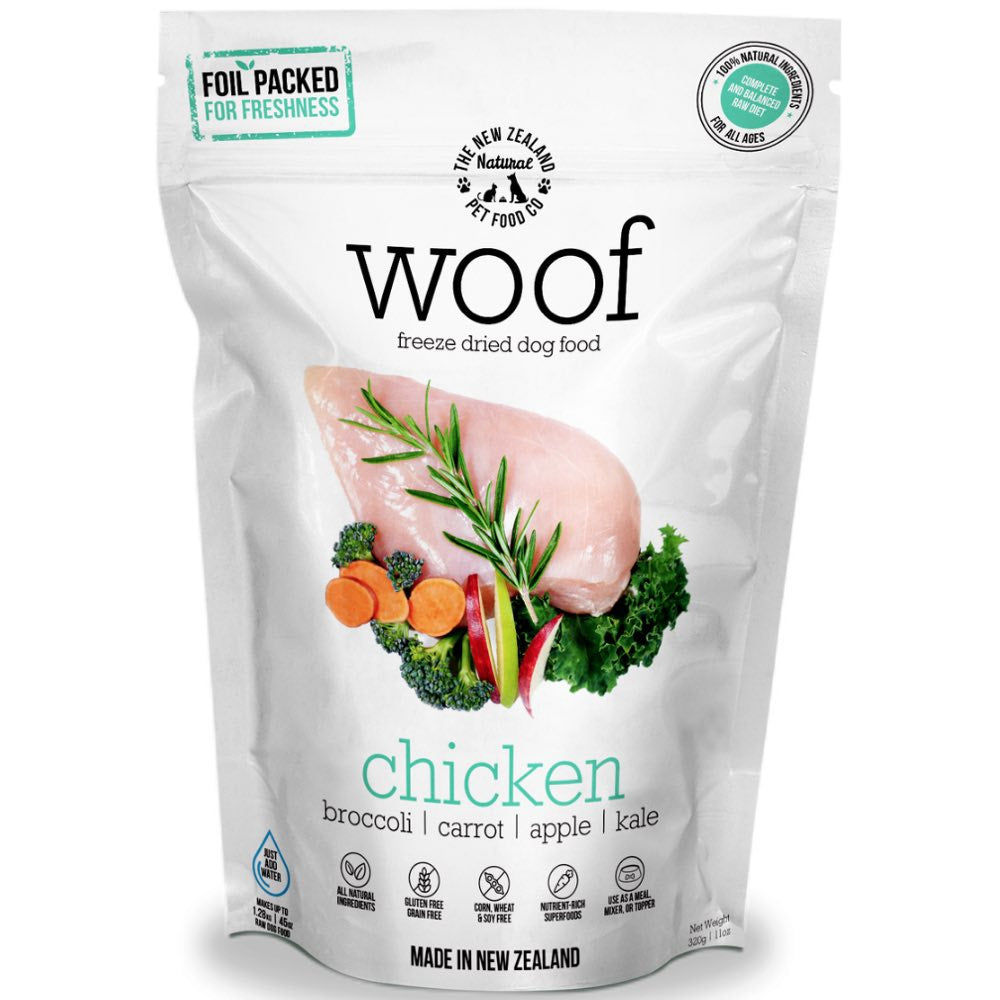 'BUNDLE DEAL': WOOF Chicken Freeze Dried Raw Dog Food