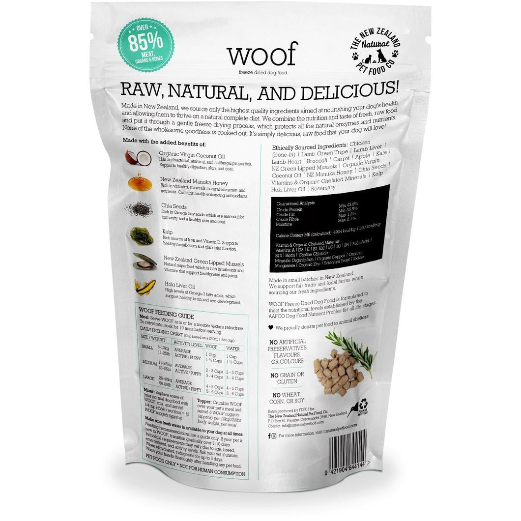 'BUNDLE DEAL': WOOF Chicken Freeze Dried Raw Dog Food